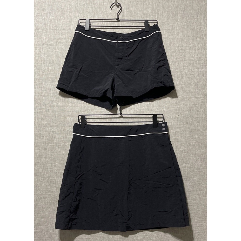 Patagonia Skort Women's 6 Black 2 Piece Set Short Skirt Tennis Pickleball